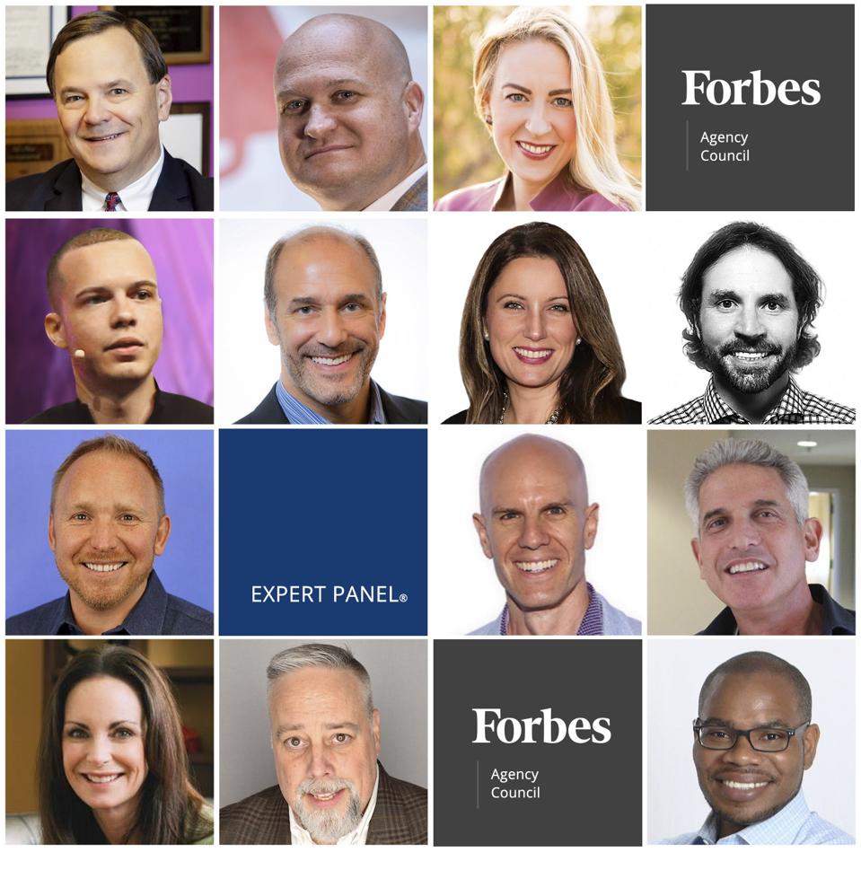 Photos of featured Forbes Agency Council members.