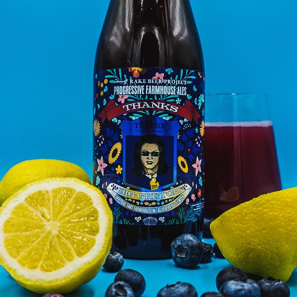 The second beer in the Big Gretch series released by Rake Beer Project in support of Gov. Gretchen Whitmer in Michigan.