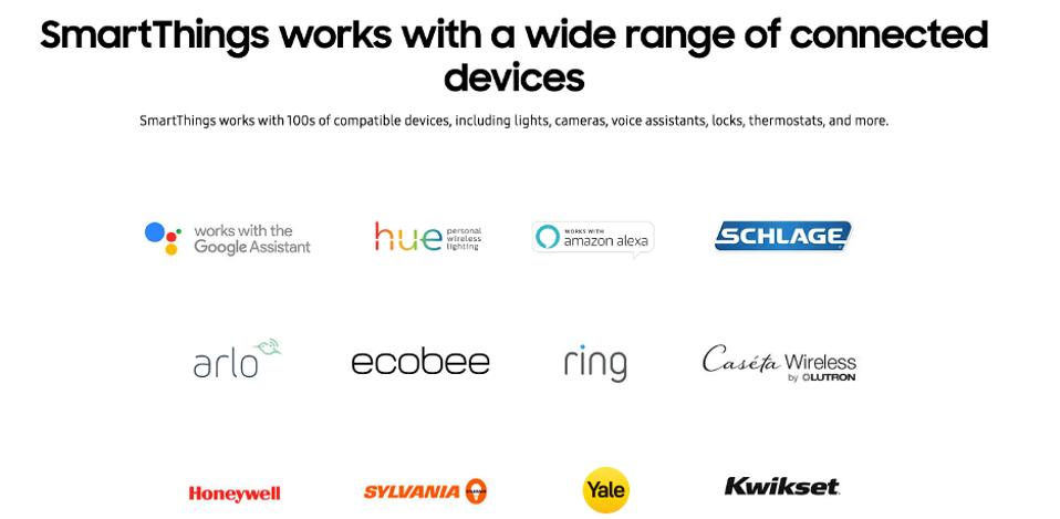 Figure 2: Partners in SmartThings Ecosystem