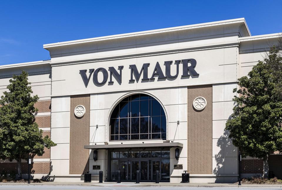 Von Maur department store...