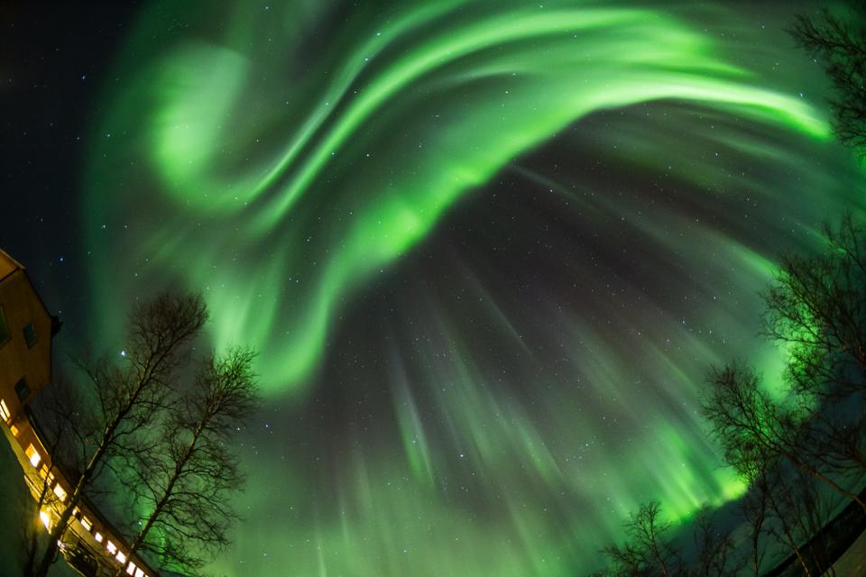Colorful Aurora Borealis