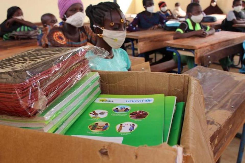 A classroom in Mali.