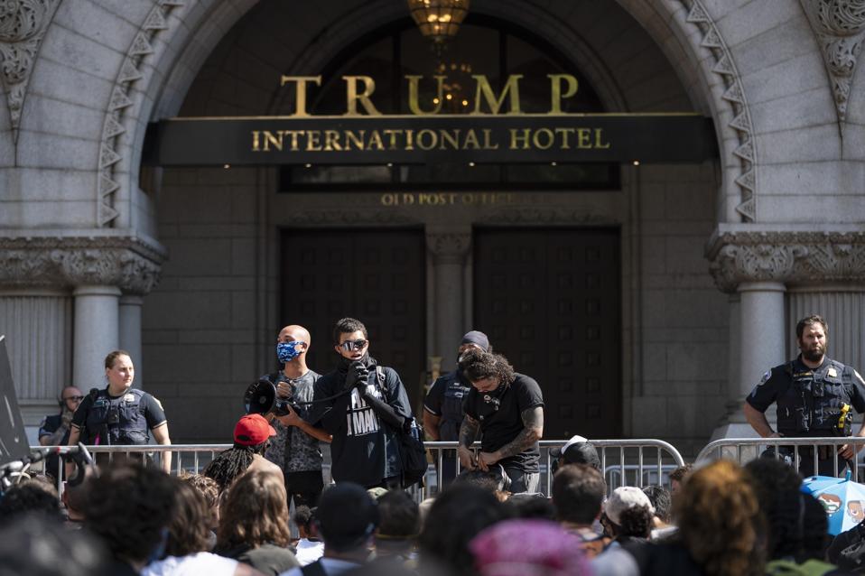 Protesters Demonstrate In D.C. Against Death Of George Floyd By Police Officer In Minneapolis