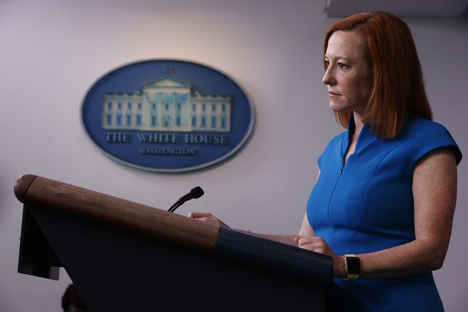 Press Secretary Jen Psaki Holds Daily White House Briefing