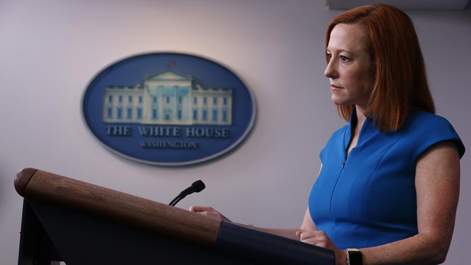 Press Secretary Jen Psaki Holds Daily White House Briefing