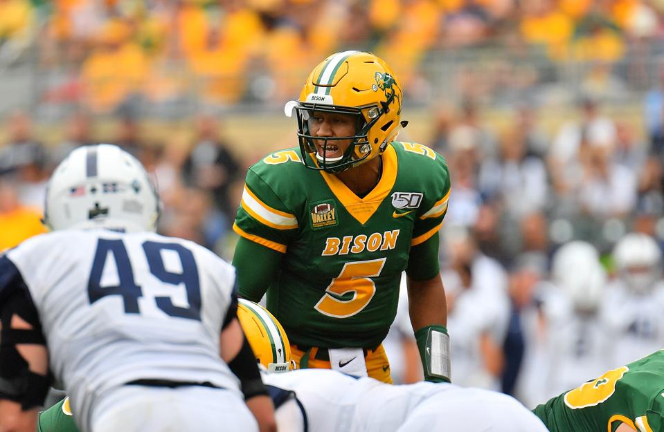 North Dakota State QB Trey Lance versus Butler.