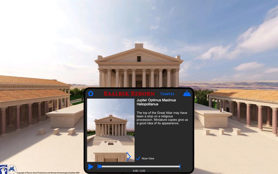 Baalbek Reborn virtual reality app