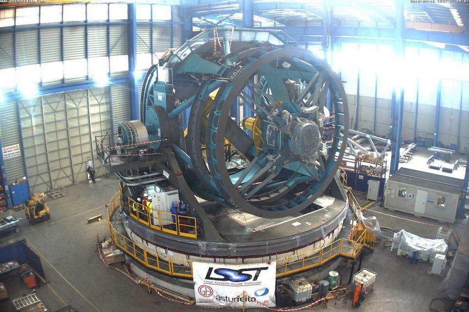 The LSST at the Vera C. Rubin observatory, shown here in a 2018 photo.