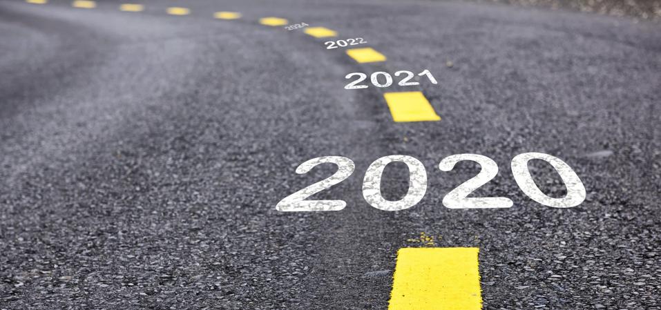 2020 happy new year concept