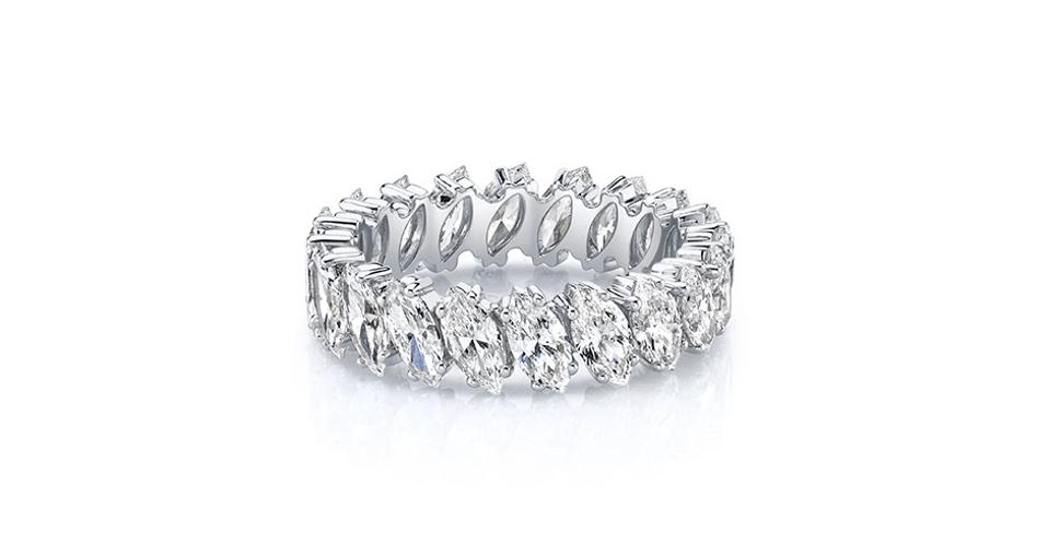 Anita Ko ring in 18K white gold with 3.8 carats diamond, $18,800, anitako.com