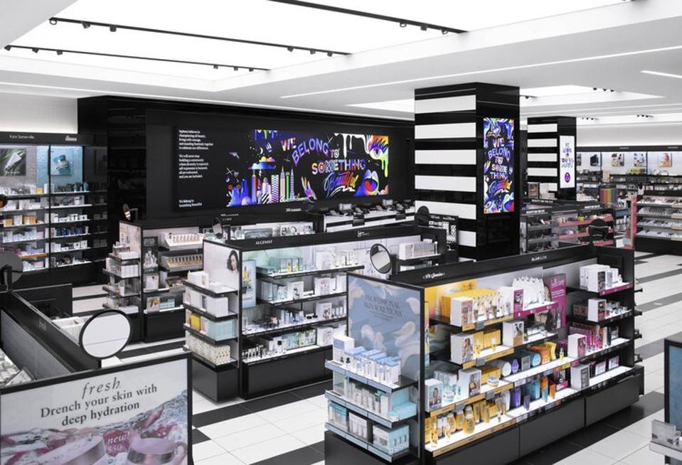 image of interior of Sephora store