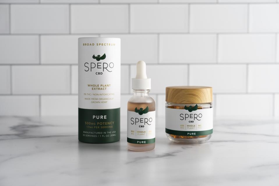 SPERO CBD Whole Plant Extract Capsules and Tinctures