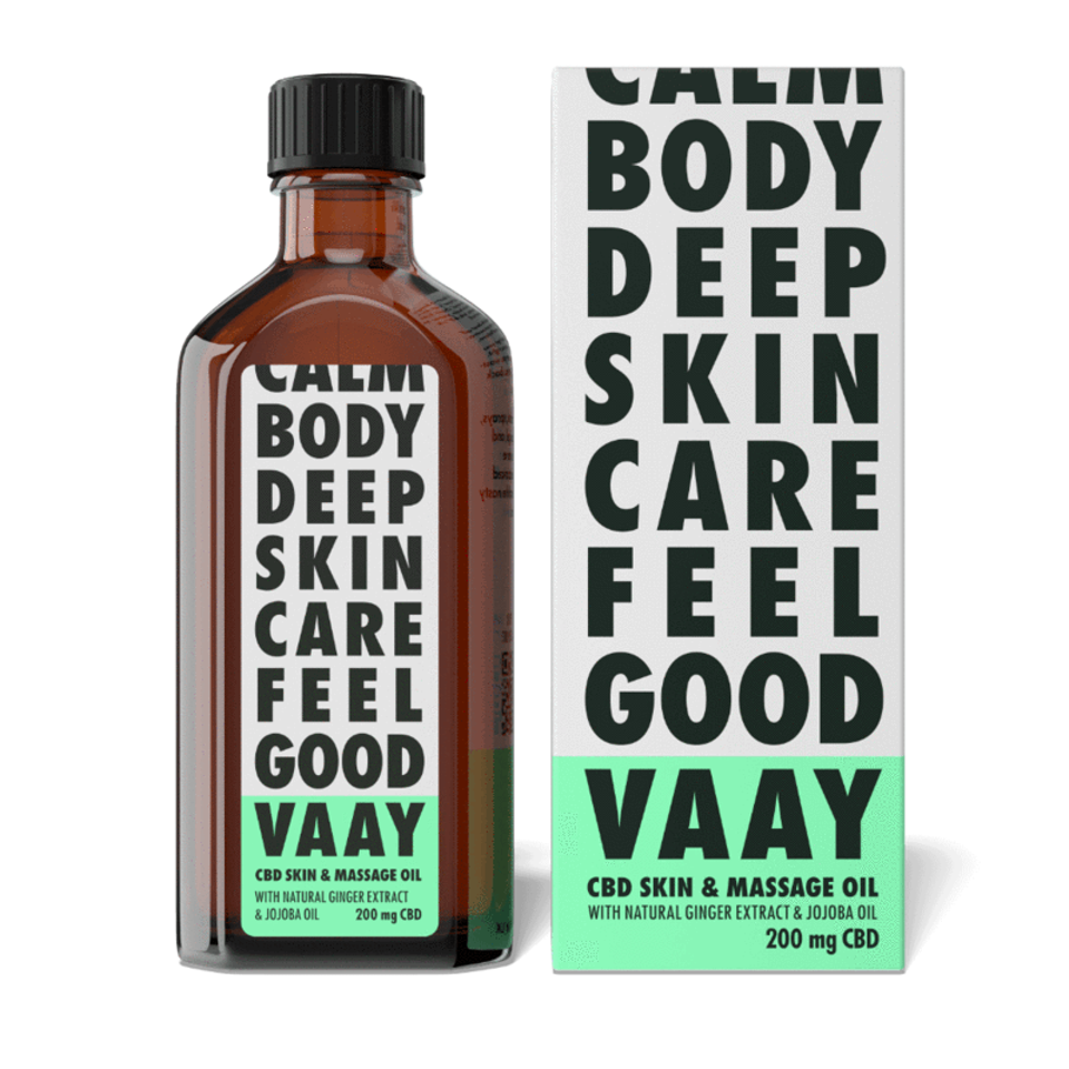 VAAY CBD Skin and Massage Oil