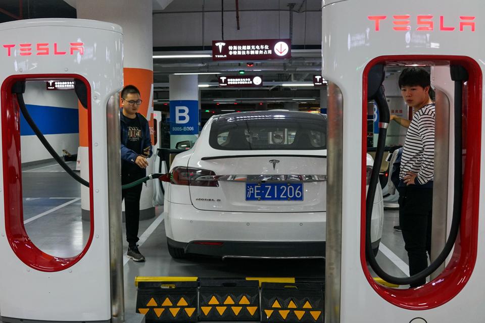 CHINA-US-AUTOMOBILE-TESLA