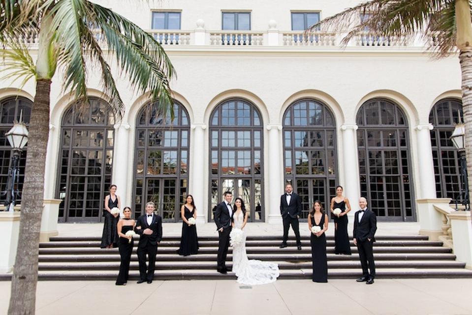 A socially distanced wedding at The Breakers