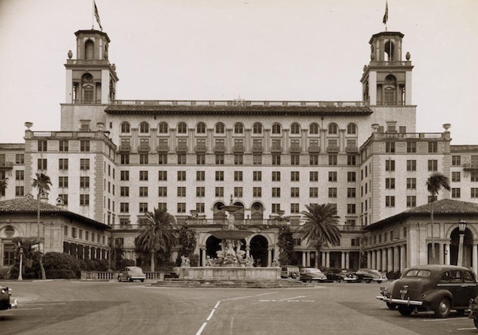 Vintage photo of the legendary property