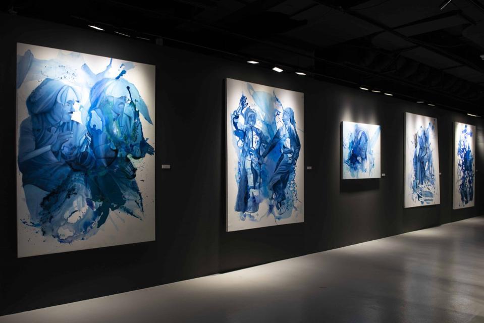 A gallery in Qatar featuring the work of Muna Al-Bader