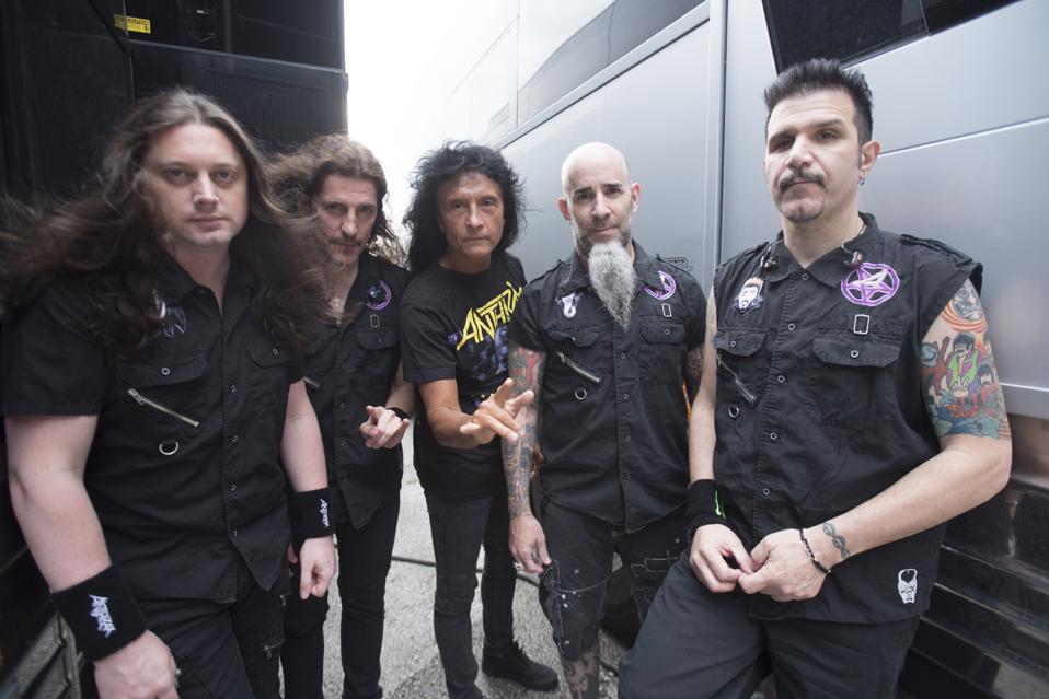 Portrait de bande Anthrax