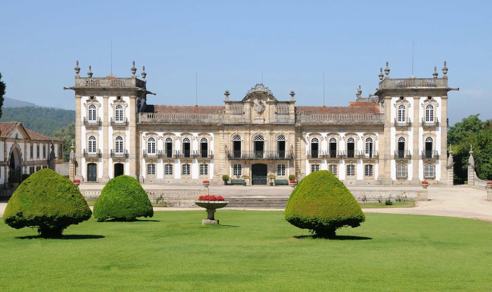 Summer residence palace of the Portuguese kings Brejoeira Palace Moncao