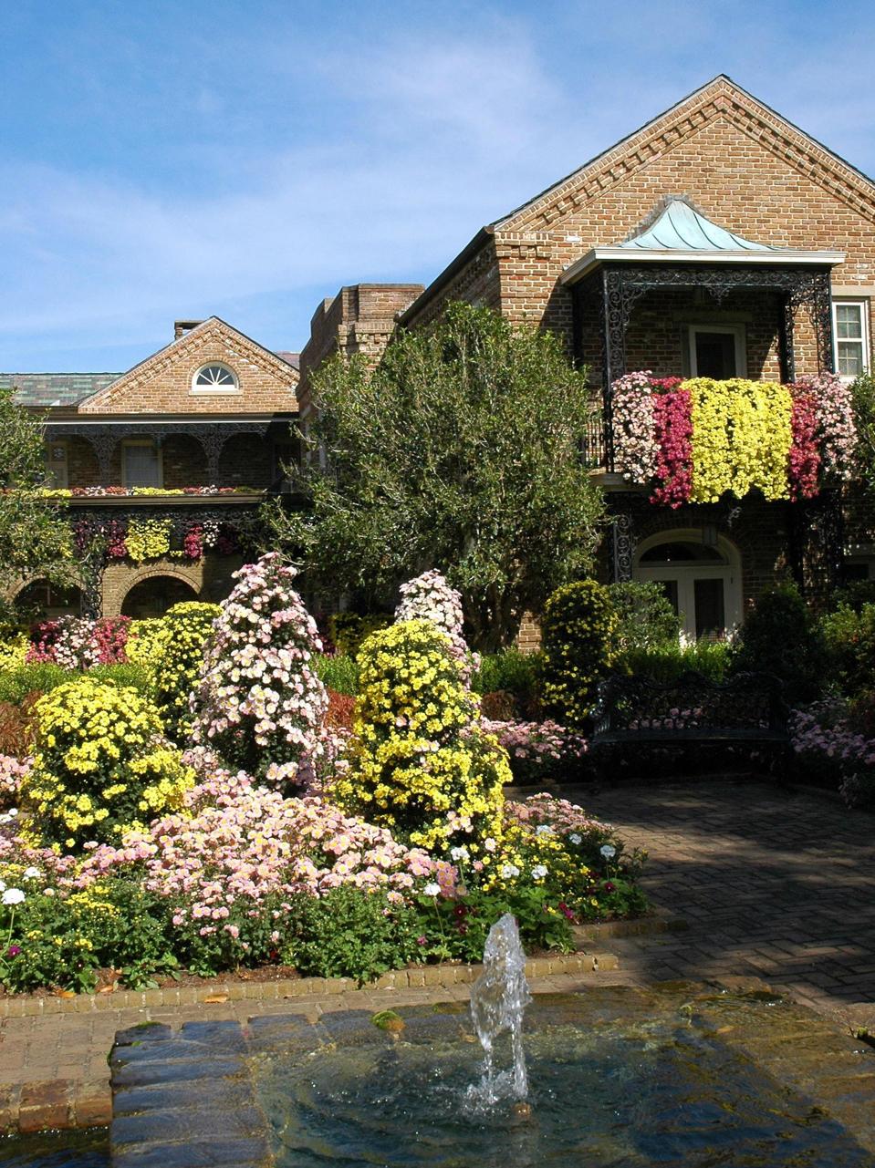 Flowers blooming everywhere st Bellingrath Gardens and Home, Theodore, Gulf Shores, Alabama