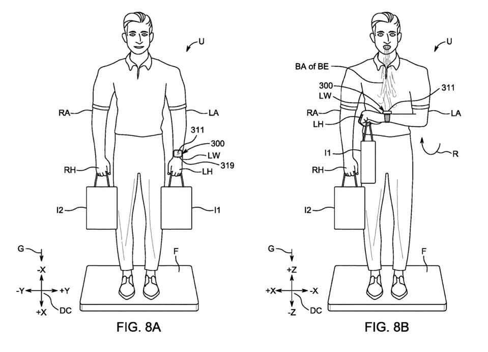 Blowing on your Apple Watch could be a new way to interact with it, a patent suggests with this charming diagram.