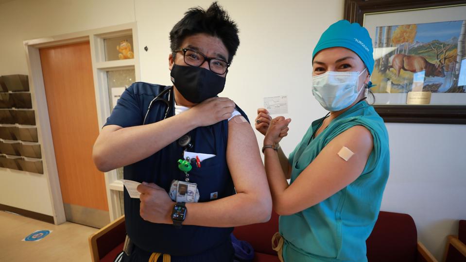 Members Of The Navajo Nation Get COVID-19 Vaccinations