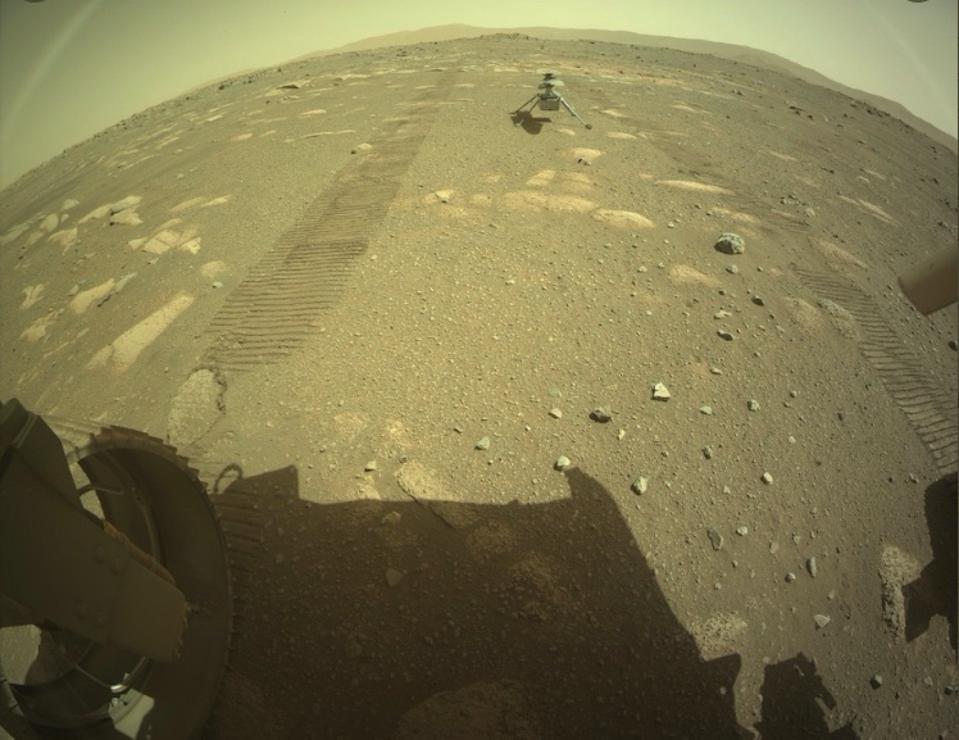 NASA Image Of Ingenuity Did Not Capture A Martian Rainbow - Here's An Explanation