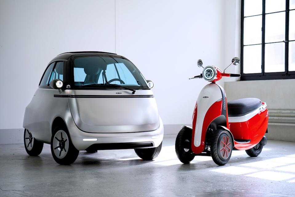This Microlino Bubble Car Is An Intriguing Electric Urban Commuter The Microlino and Microletta three-wheeled electric scooter