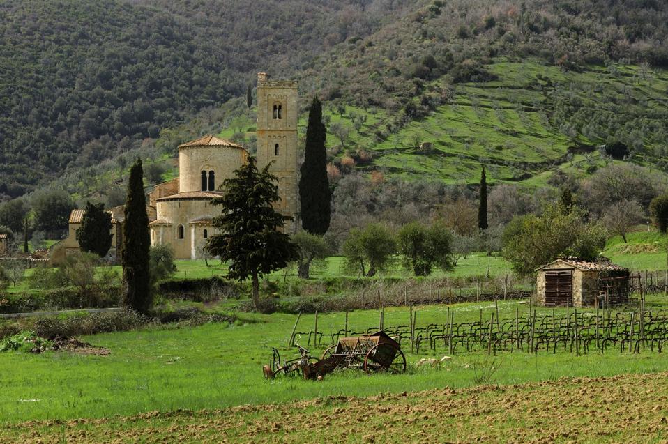 The Abbey of Sant'Antimo.