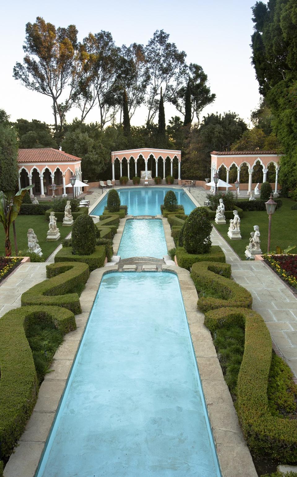 The two-house, five-acre Beverly Hills estate, the onetime residence of newspaper czar William Rando