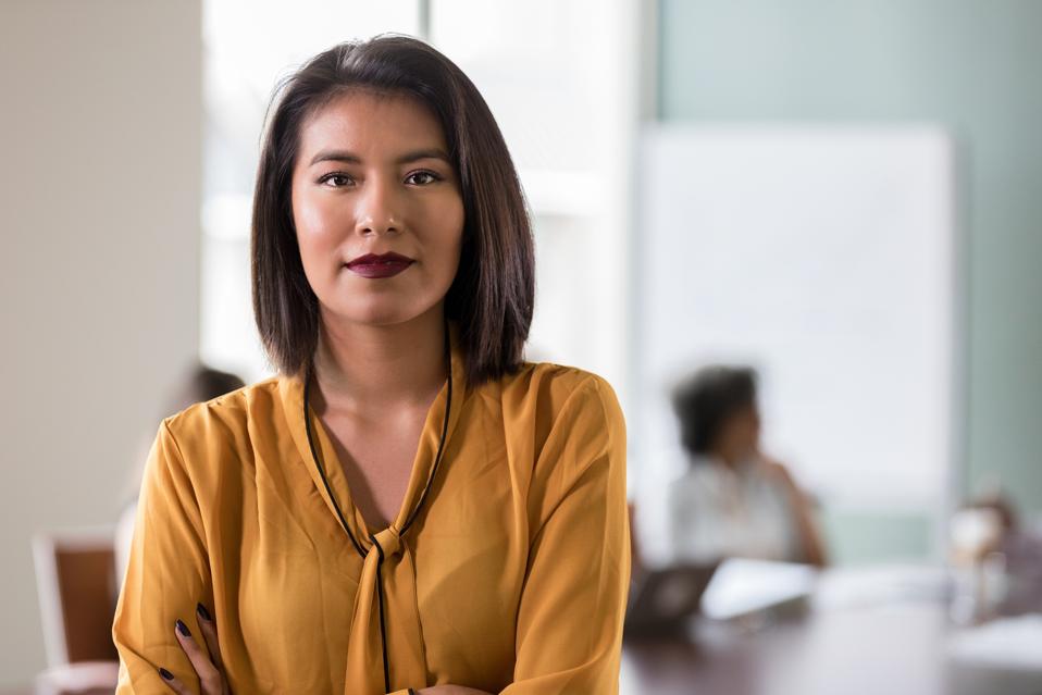 Portrait of confident businesswoman