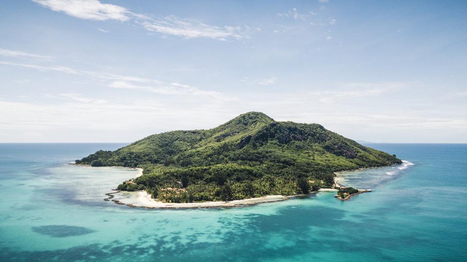 The island of Club Med Seychelles.