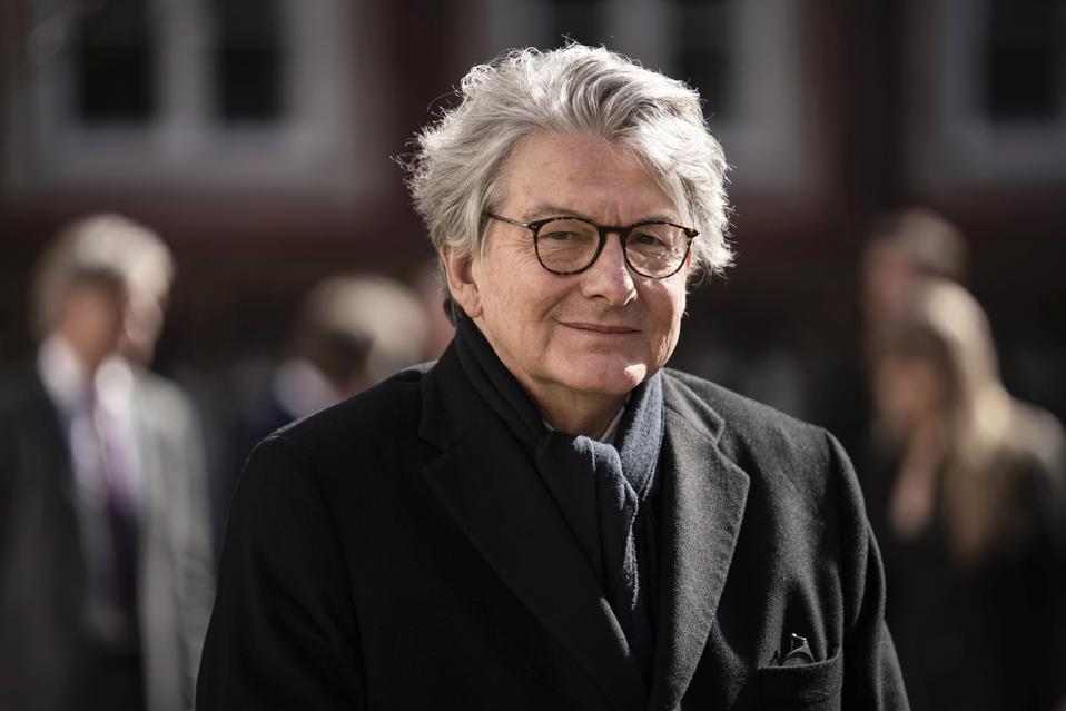 Thierry Breton who heads the European Commission's special vaccine task force