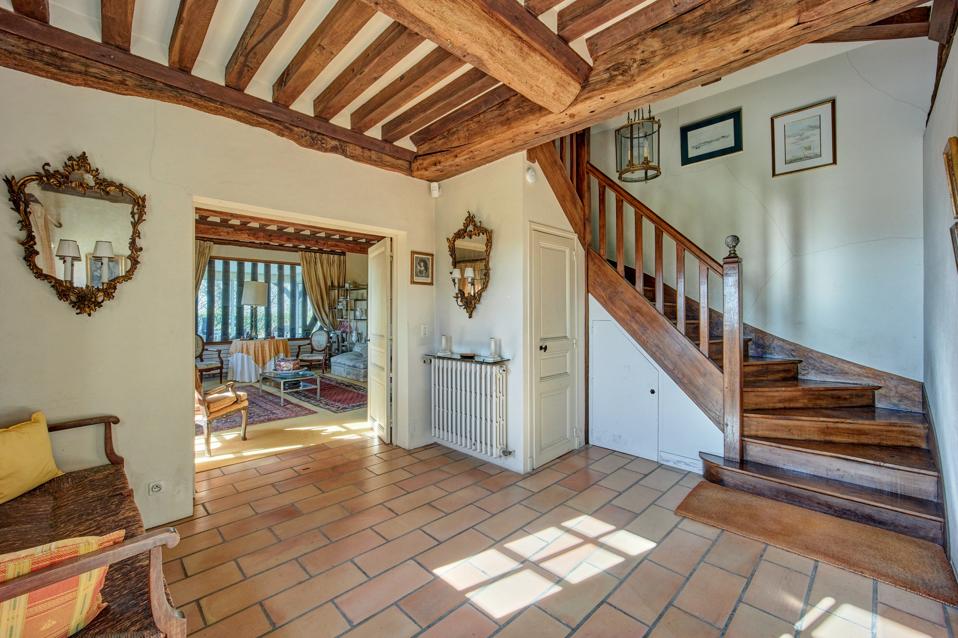 french farmhouse entry normandy france
