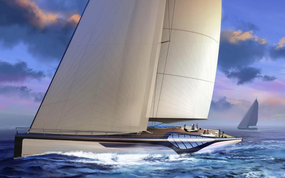 EXO is a radical new 150-foot-long sailing superyacht concept