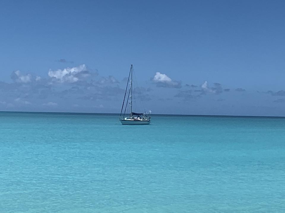 tropical sailing yacht water remote work
