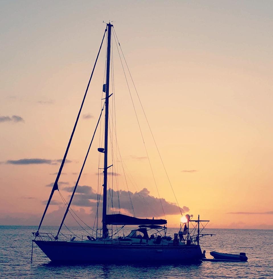 sunset sailboat yacht remote work