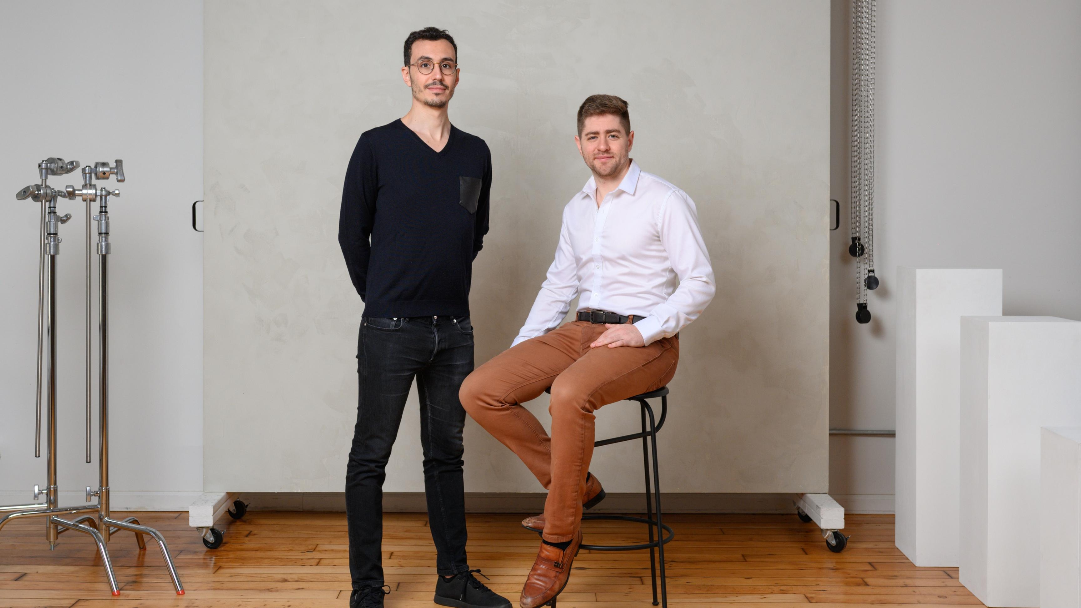 The cofounders of Ramp, a corporate credit card startup based in New York City.