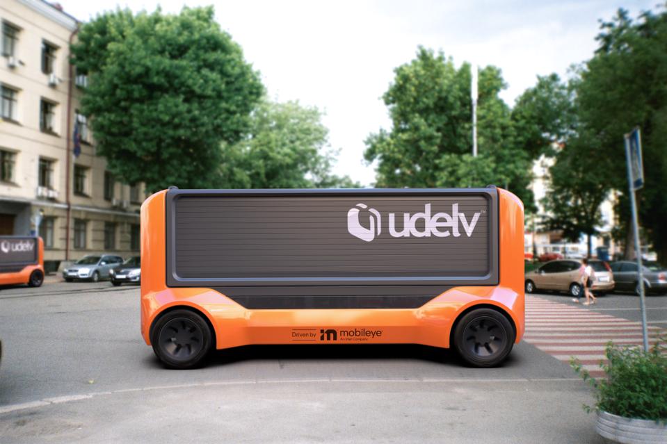 Udelv Chooses Mobileye Drive To Power New Automated Delivery Vehicle 5 The Udelv Transporter automated delivery vehicle powered by Mobileye Drive