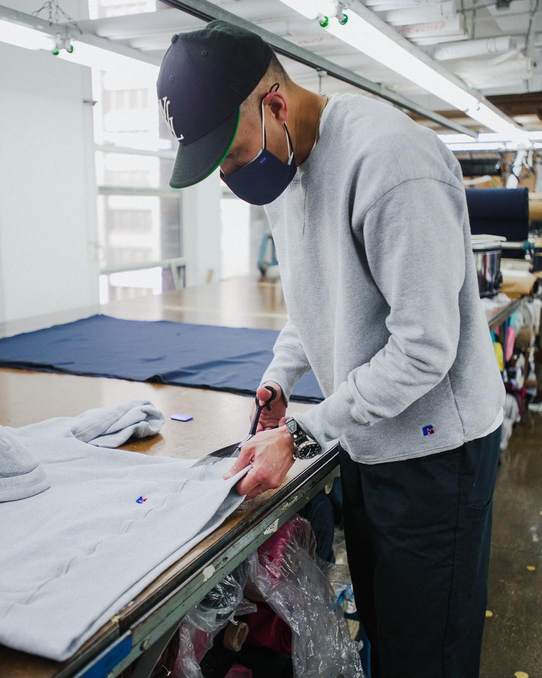 Chow says his vision for streetwear and Russell Athletic are cut from the same cloth.