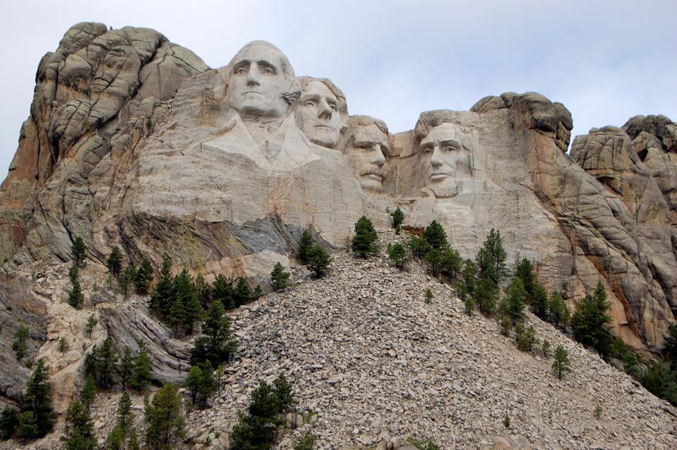 The 10 Most (And 10 Least) Innovative States In The U.S. Mount Rushmore