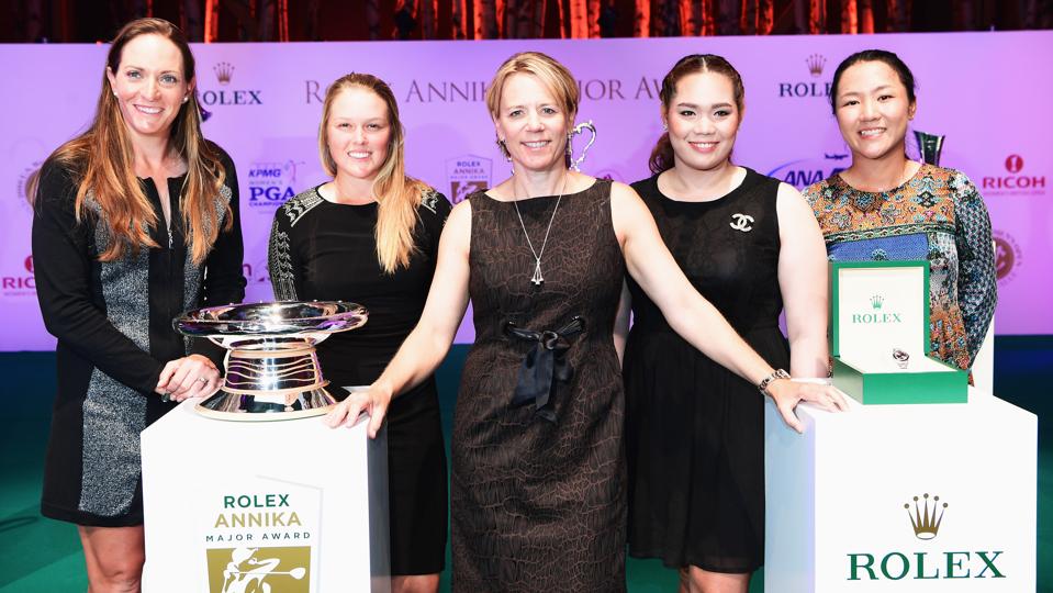 Sorenstam with top LPGA players