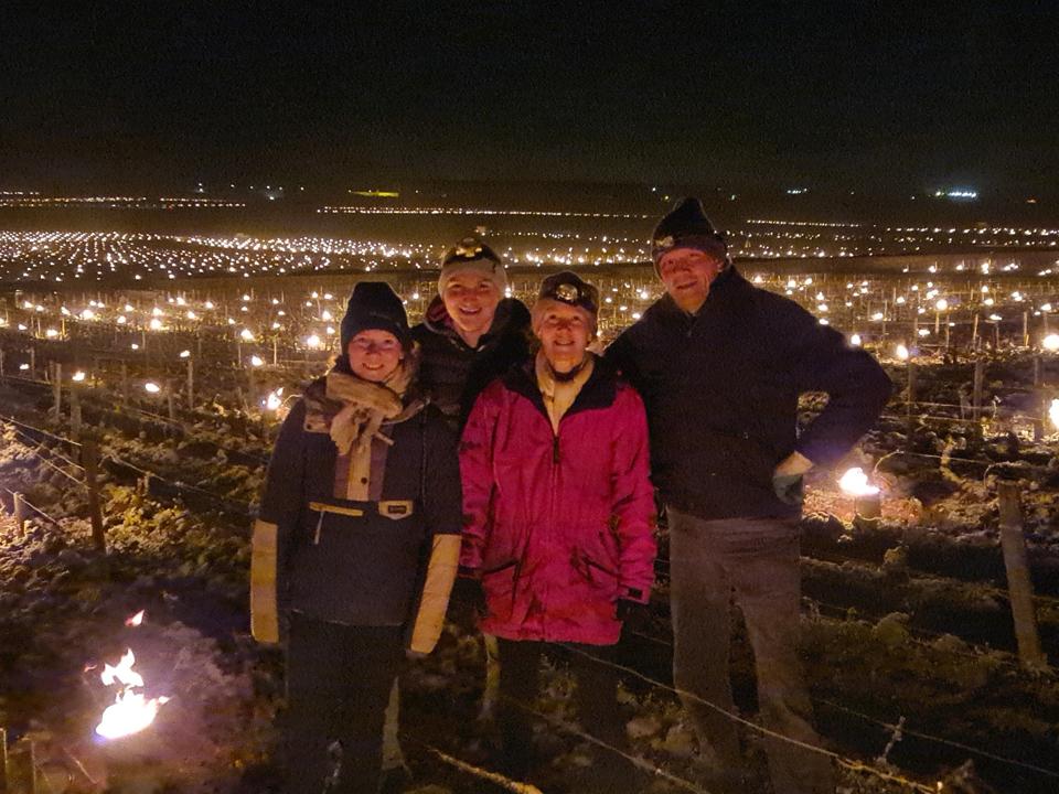 ‘Too Early To Have A Precise View’: French Winemakers Deal With Harsh Spring Frost 5 French winemaking family in vineyards lighted by candles to prevent frost damage