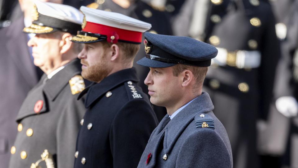 ‘Extraordinary’ And ‘Cheeky’: Prince William, Prince Harry Memorialize Grandfather In Separate Statements 3 Remembrance Sunday Cenotaph Service