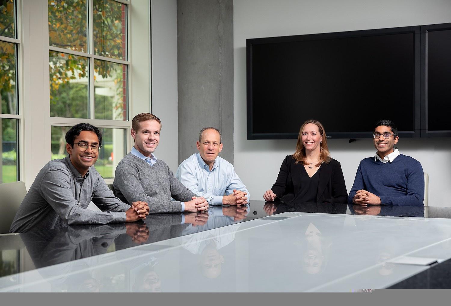 The Maverick Ventures team pre-pandemic, including Singer, center.