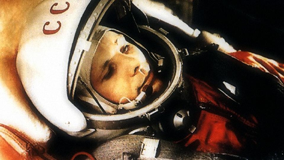 Yuri Gagarin, Russian cosmonaut, 1961.