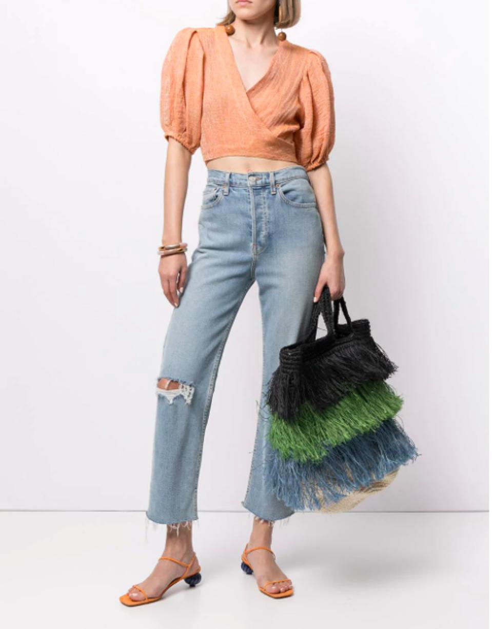 MARNI MARKET Tassel Fringe Tote Bag at FARFETCH