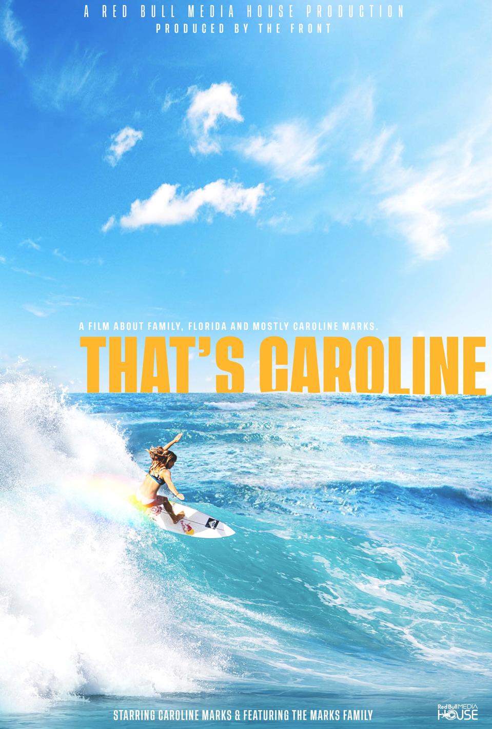 Watch Caroline Marks Become One Of First U.S. Female Surfers To Qualify For Tokyo Olympics In New Documentary 7 ″That's Caroline″ is a documentary about U.S. surfer and future Olympian Caroline Marks