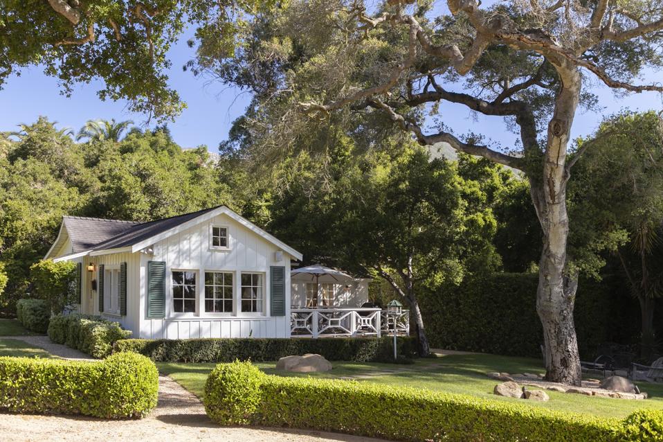 1930s cottage on a trophy estate in montecito sycamore canyon road