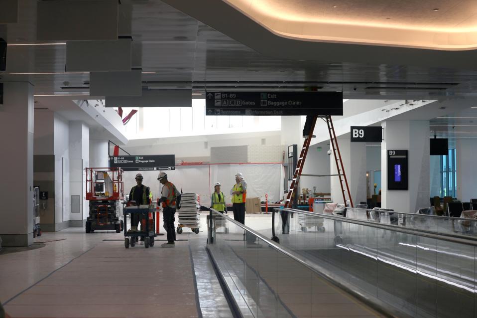 Robotics Startup Canvas Raises $24 Million To Revitalize Construction 2 View of walkway between gates B9 and B10 at the new Harvey Milk Terminal 1 at SFO on Tuesday, June 25, 2019 in South San Francisco, Calif. The new Harvey Milk Terminal 1 at SFO will open July 23 and debuts five new permanent works of public art as well a